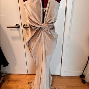 ASOS Design Elegant Tan Women's Dress